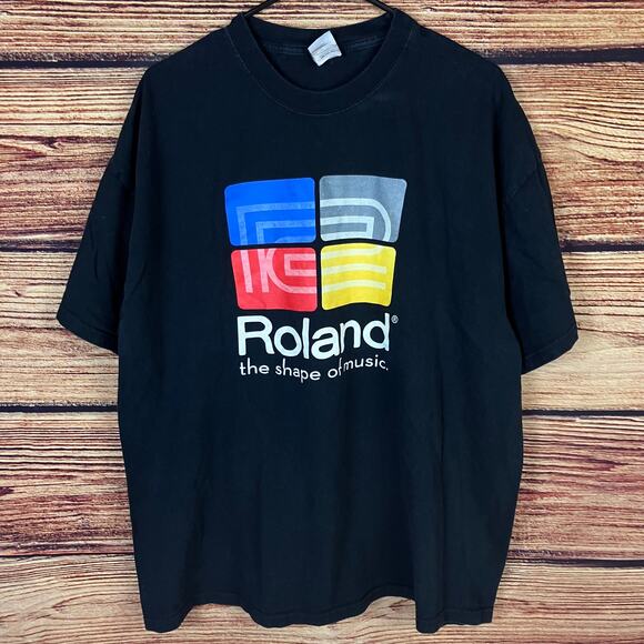 Vintage Roland "The Shape Of Music" T-shirt - Picture 2 of 8